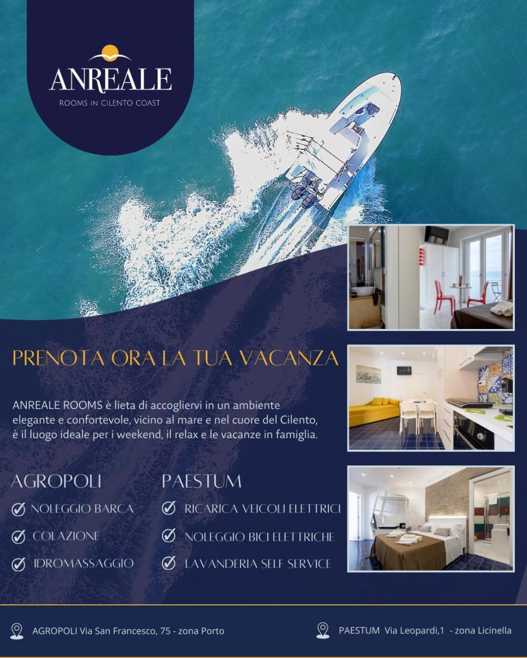 Anreale Rooms Paestum Exterior foto